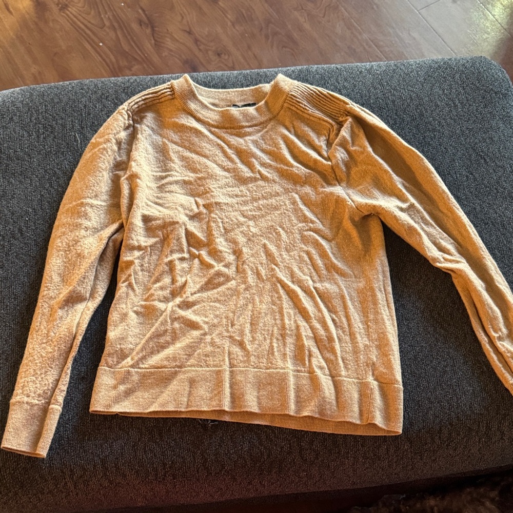 Talbots Women's Tan Crewneck Sweater